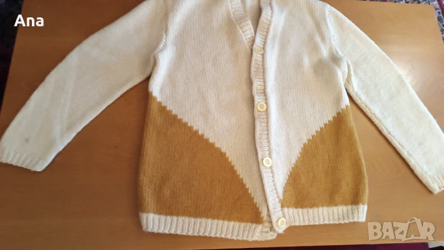 Вълнена мъжка жилетка, снимка 3 - Пуловери - 51000710