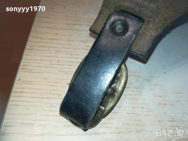 КОЖЕН КОЛАН ЕСТ.КОЖА МЕД МЕСИНГ 0311241212, снимка 10 - Антикварни и старинни предмети - 47820745