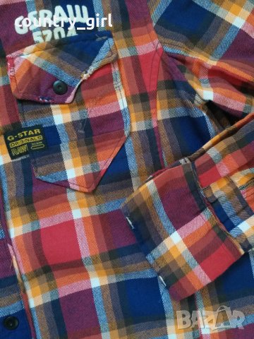 g-star midnight bergen shirt - страхотна мъжка риза КАТО НОВА, снимка 7 - Ризи - 27110632