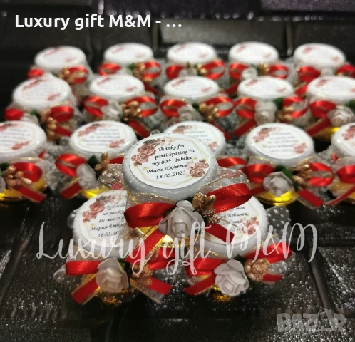 Подаръци за гости, подаръчета за гости, бурканчета с мед, снимка 13 - Подаръци за кръщене - 36079138