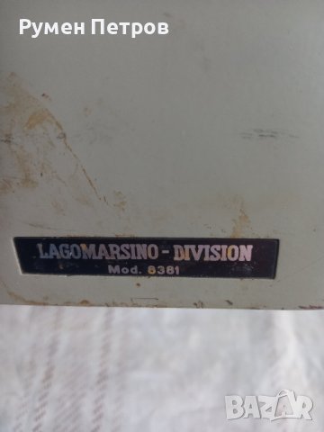 Сметачна машина Lagomarsino-Totalia., снимка 7 - Антикварни и старинни предмети - 43514956