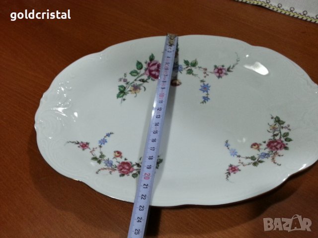 Стар полски порцелан плато , снимка 7 - Антикварни и старинни предмети - 43453234