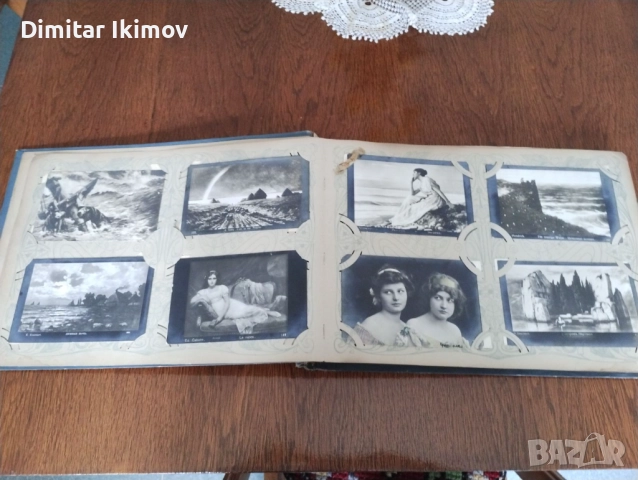 Антикварен албум с илюстровани картички, снимка 7 - Колекции - 51662800