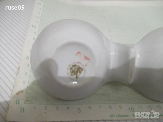 Солница порцеланова българска от соца, снимка 5 - Колекции - 52513525