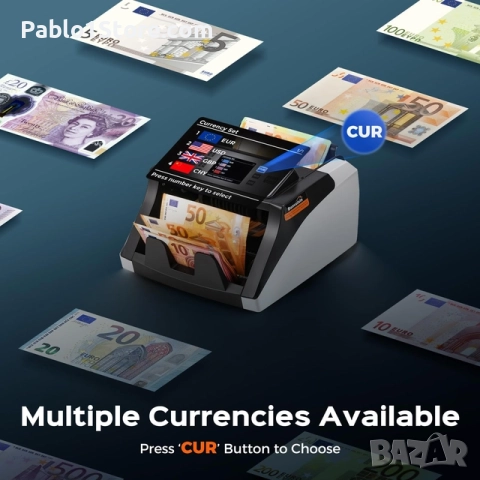 Брояч на пари Bonvoisin с UV/MG/IR/DD детекция – 1000 бр./мин, снимка 5 - Друга електроника - 52669589