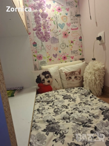 Поръчково обзавеждане за момичешка детска стая, с тайно скривалище, снимка 9 - Спални и легла - 53140371