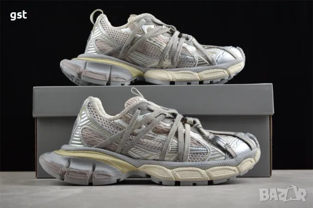 Редки Balenciaga 3XL Extreme Silver Chrome Edition  Маратонки Унисекс Мъжки дамски кецове , снимка 1