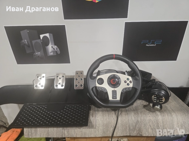 Волан с педали Rampage V902 PC/PS3/PS4/XBox/Nintendo, снимка 1