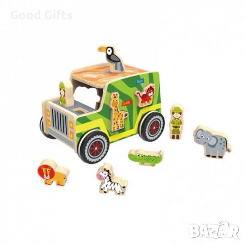 ДЕТСКИ ДЪРВЕН СОРТЕР САФАРИ