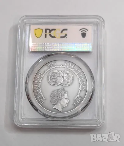 Печатът на Хан Тервел - 2 долара 2017 Ниуе - PCGS SP70, снимка 2 - Нумизматика и бонистика - 48131742