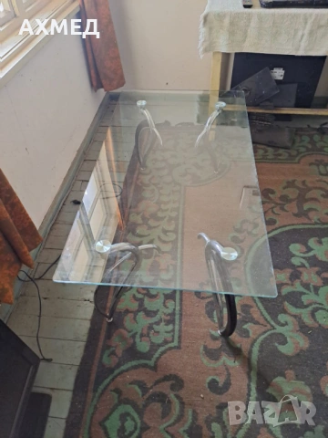 Стъклена холна маса-35 евро, снимка 6 - Маси - 53402421