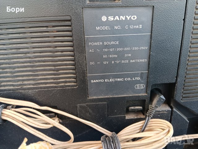 SANYO C12 MK Радиокасетофон, снимка 8 - Радиокасетофони, транзистори - 44024610