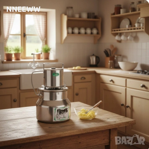 Електрическа млекобиячка , Машина за биене на масло 5литра, снимка 2 - Други - 53605097