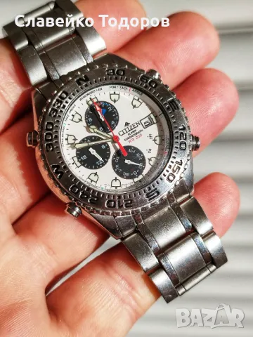 Citizen Promaster Panda Chronograph 90's, снимка 4 - Мъжки - 48555460
