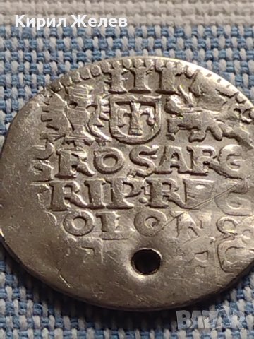 Сребърна монета 3 гроша 1596г. Сигизмунд трети ПОЛША 13781, снимка 10 - Нумизматика и бонистика - 42930852