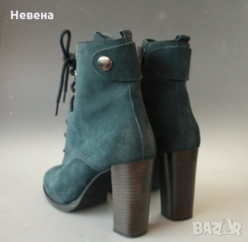 Дамски Боти Сини Геокс, номер 38, снимка 4 - Дамски боти - 32317966