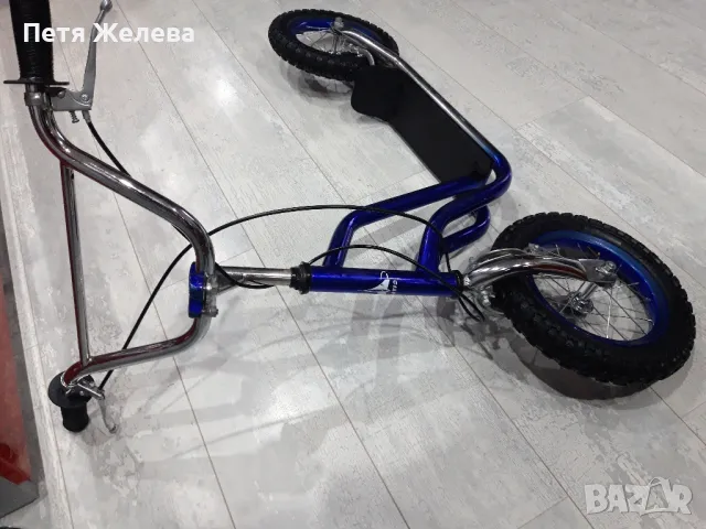 Тротинетка с надуваеми гуми 12  1/2×2  1/4 -,,CATIC", снимка 8 - Детски велосипеди, триколки и коли - 50316780
