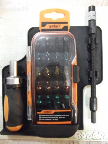 Отвертка тресчотка "GADGET" 26 части нова, снимка 3 - Отвертки - 38098497