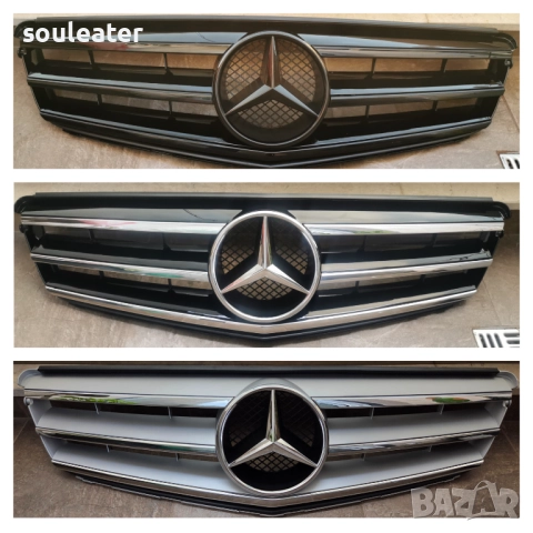 Решетка/маска с емблема за W204/W212/W207/W203 различни видове, снимка 2 - Аксесоари и консумативи - 46910600