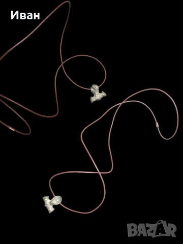 Мъжко колие Бронзов медальон "чукът на Тор "  , снимка 3 - Колиета, медальони, синджири - 51001277