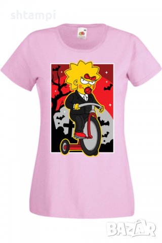 Дамска тениска The Simpsons Maggie Simpson 02,Halloween,Хелоуин,Празник,Забавление,Изненада,Обичаи,, снимка 10 - Тениски - 38154371