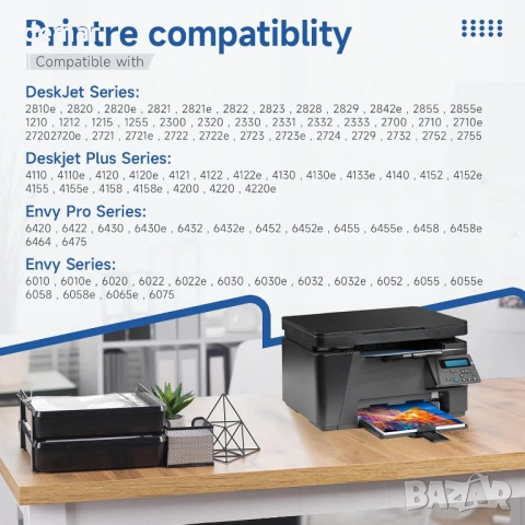 Мастилени касети 305XL за принтери НР, 2 броя, черна и цветна, снимка 2 - Консумативи за принтери - 53427270