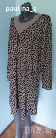 Два броя / Клоширана еластична рокля тип туника "nermod" и "miXXim" / голям размер , снимка 5 - Туники - 32962993