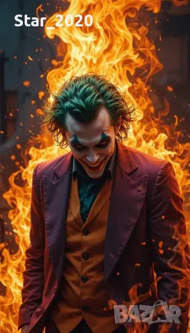Светеща картина с LED осветление -Joker 777