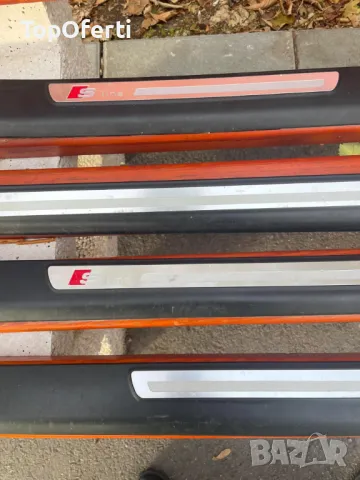 Лайсни прагове за Audi A6  S-line 2010 г Ауди оригинални, снимка 8 - Части - 48421883