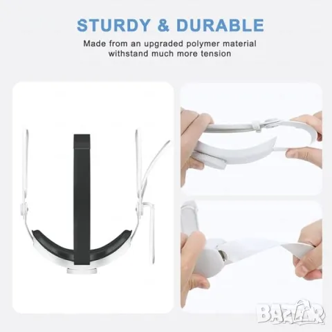 Лента за глава за Oculus Quest, снимка 4 - Друга електроника - 49811330