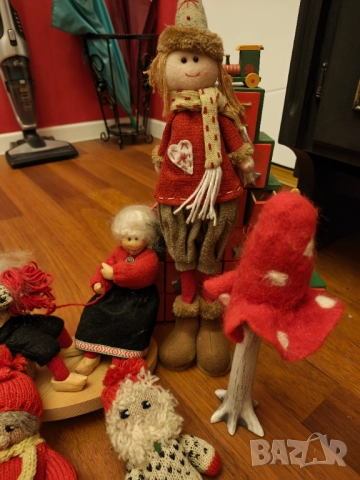Лот коледна норвежка декорация ръчна изработка , снимка 2 - Декорация за дома - 52495856