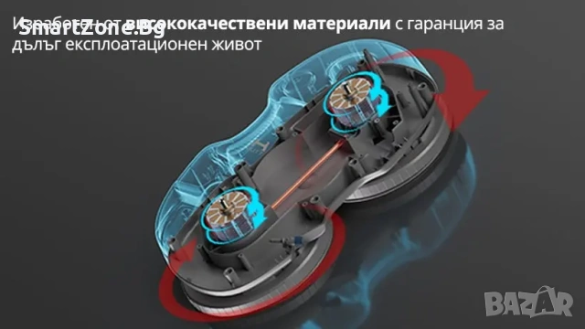 Робот за почистване на прозорци Xiaomi Hutt C7, снимка 12 - Прахосмукачки - 53062625