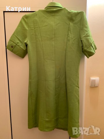 Зелена рокля, снимка 2 - Рокли - 32250906