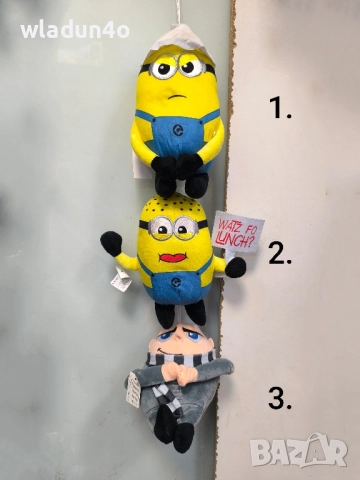 Готини плюшени Миньони,ключодържатели-5лв-14лв