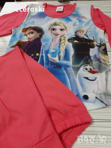 Детска пижама с дълъг ръкав за момиче ръст 92 и 98, снимка 2 - Детски пижами - 11945395