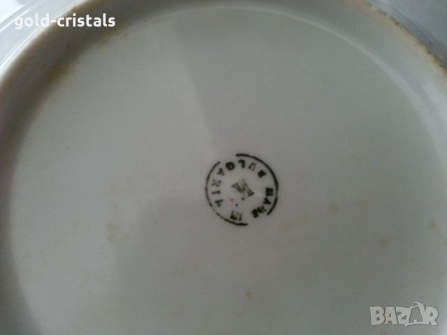 Стар български порцелан чинии, снимка 4 - Антикварни и старинни предмети - 33624113
