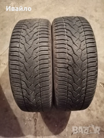 Продавам 2 броя зимни гуми 195.55.15 на 1 сезон дот 2020 Barum 