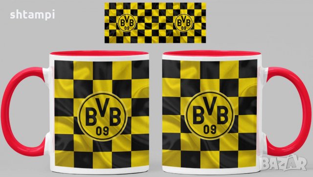 Чаша Борусия Дортмунд Borussia Dortmund Керамична, снимка 3 - Фен артикули - 34783788