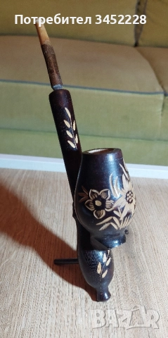 лула дърворезба за ценители , снимка 5 - Антикварни и старинни предмети - 52354603