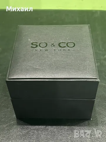 Часовник SO & CO New York, снимка 2 - Мъжки - 47807582