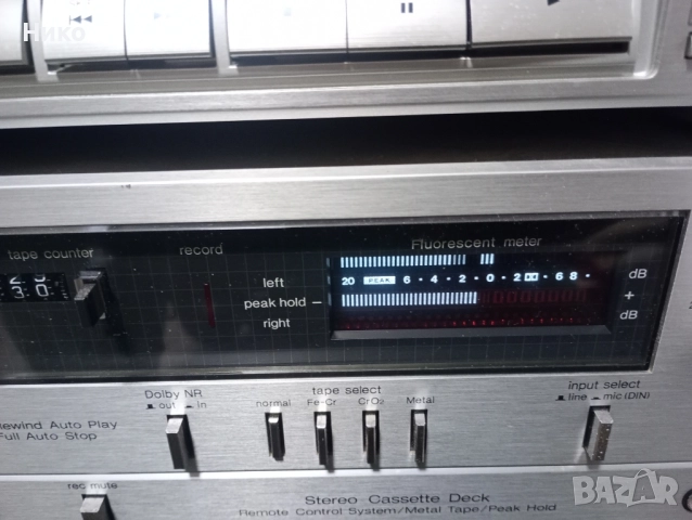 Дек касетъчен Technics M 24, много добър визуално, перфектен технически., снимка 5 - Декове - 52426582