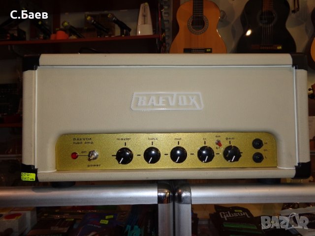 BAEVOX - лампова китарна глава 20 вата. tube amp., снимка 8 - Китари - 40227112