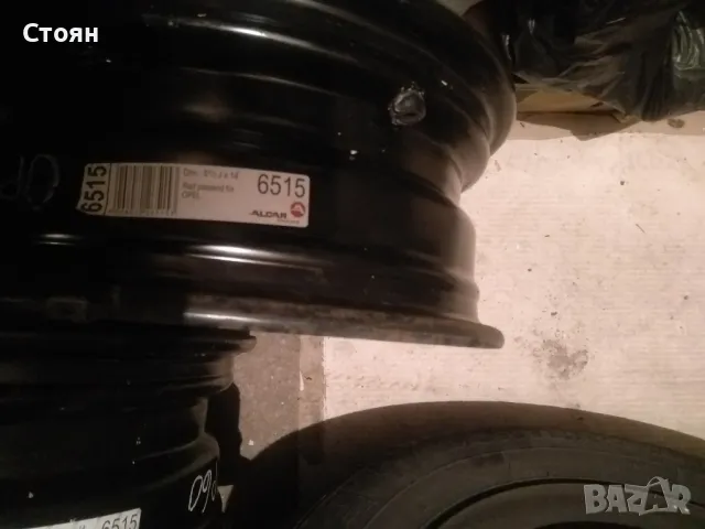 2 бр. стоманени джанти от opel 14 цола, снимка 6 - Гуми и джанти - 47931871