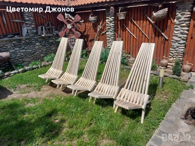 Градински стол, снимка 8 - Градински мебели, декорация  - 48936374