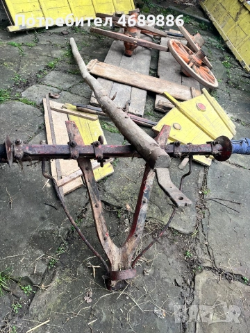 Стара каруца , снимка 3 - Антикварни и старинни предмети - 53597885