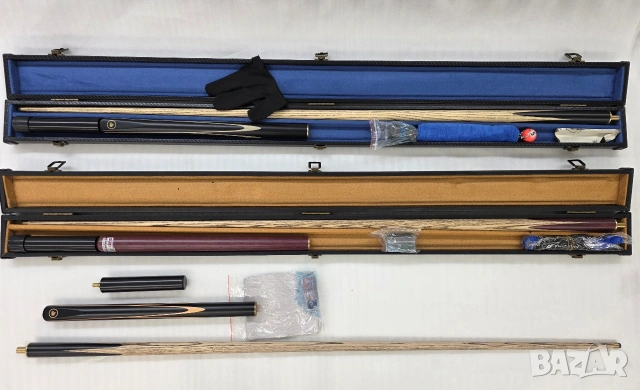 Професионална щека за билярд и снукър AONETIGER 145 см, Ясен, 3/4 + Куфар, снимка 12 - Други спортове - 53205647