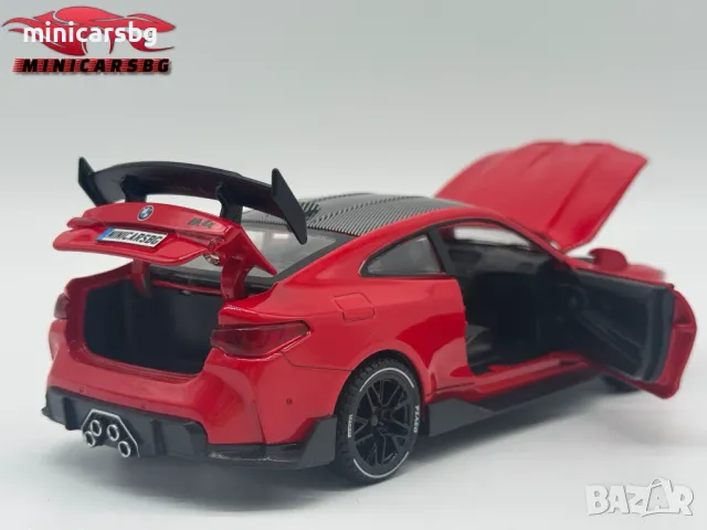 Метална количка: BMW M4, снимка 13 - Колекции - 50243190