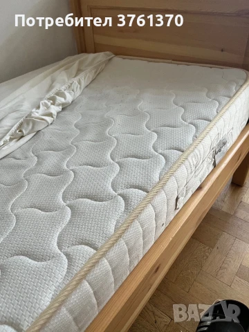 Легло МАСИВ 90/200, снимка 6 - Спални и легла - 50970962