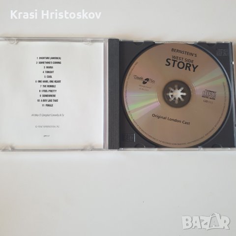 BERNSTEIN'S WEST SIDE STORY - ORIGINAL LONDON CAST CD , снимка 2 - CD дискове - 43401511