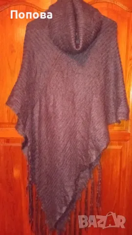 Марково пончо 30% мохер производство Италия , снимка 4 - Шалове - 48257366